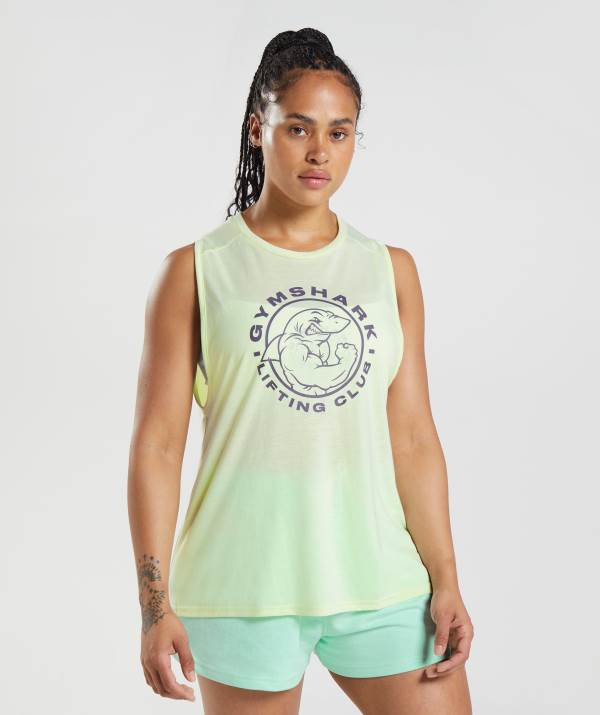 Damske Tielko Gymshark Legacy Hnede Zelene | TO5968132